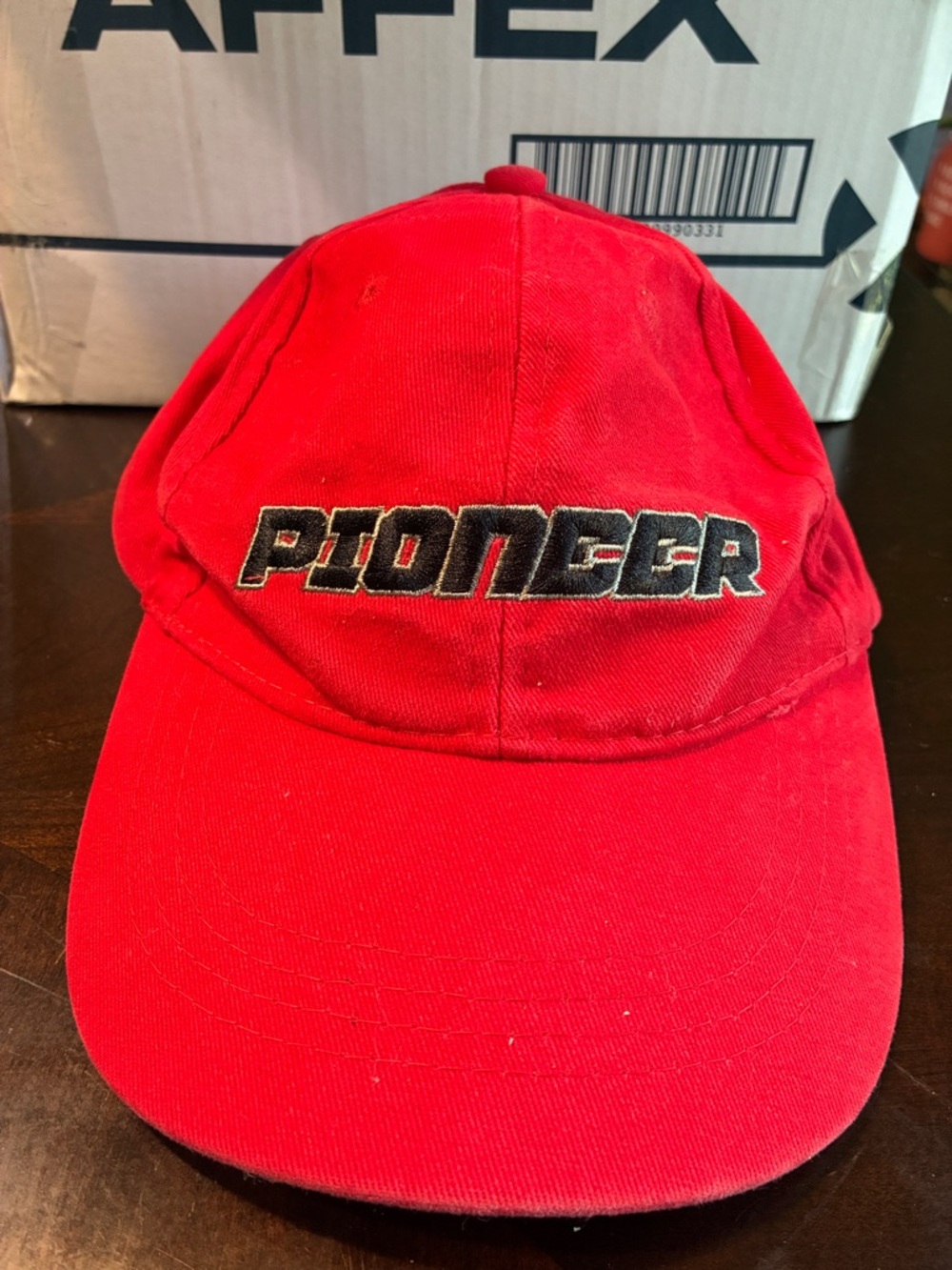Pioneer Red Logo Baseball Cap - Men's Casual Hat